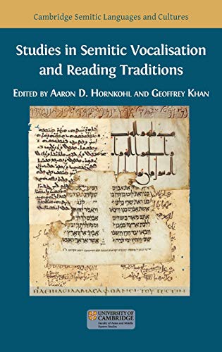 Imagen de archivo de Studies in Semitic Vocalisation and Reading Traditions 3 Semitic Languages and Cultures a la venta por PBShop.store US