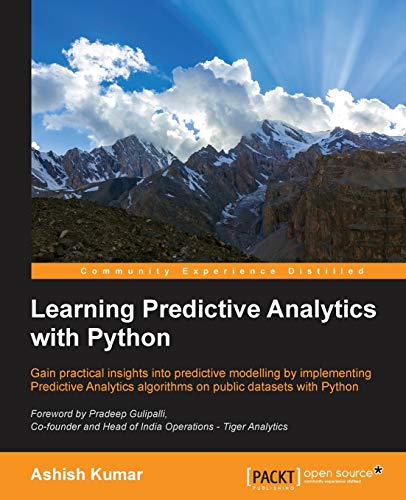 Stock image for Learning Predictive Analytics with Python for sale by Chiron Media
