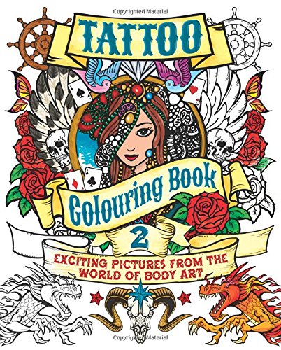 9781784041830: Tattoo Colouring Book 2