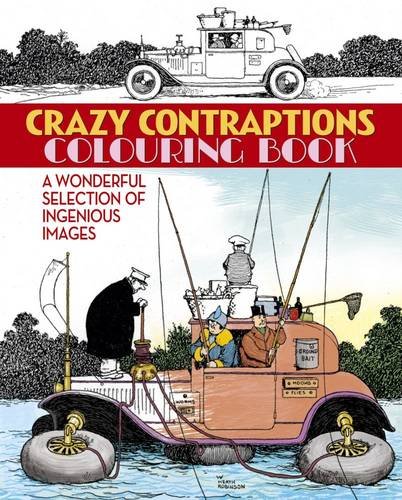 9781784045104: Crazy Contraptions Colouring Book
