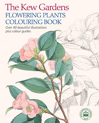 Stock image for The Kew Gardens Flowering Plants Colouring Book: Over 40 Beautiful Illustrations Plus Colour Guides (Kew Gardens Arts & Activities) for sale by WorldofBooks