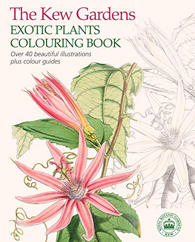 9781784045654: Kew Gardens Exotic Plants Colouring Book