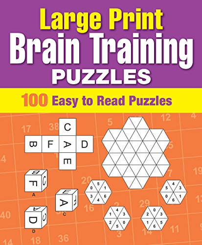 Beispielbild fr Large Print Brain Training Puzzles (Classic Large Print Puzzles) zum Verkauf von WorldofBooks