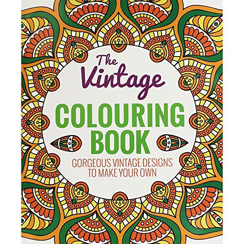 Stock image for The Vintage Coloring Book (Colouring Book) for sale by AwesomeBooks