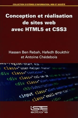 Beispielbild fr conception et ralisation de sites web avec HTML5 et CSS3 zum Verkauf von Chapitre.com : livres et presse ancienne