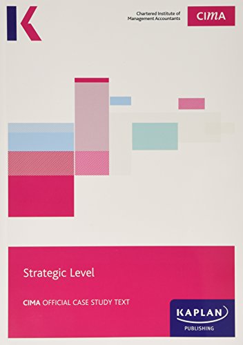 official cima case study textbook