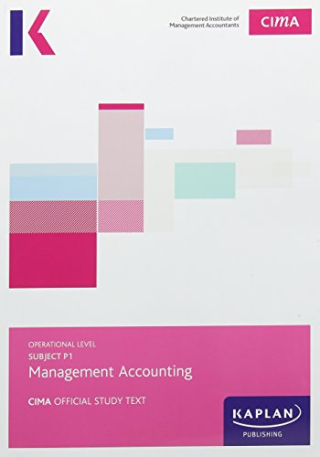 Imagen de archivo de CIMA P1 Management Accounting - Study Text a la venta por WorldofBooks