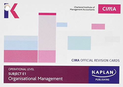 9781784155292: CIMA E1 Organisational Management