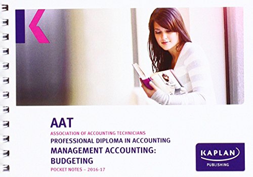 Beispielbild fr AAT Management Accounting: Budgeting - Pocket Notes zum Verkauf von WorldofBooks