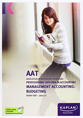 Imagen de archivo de AAT Management Accounting: Budgeting a la venta por WorldofBooks