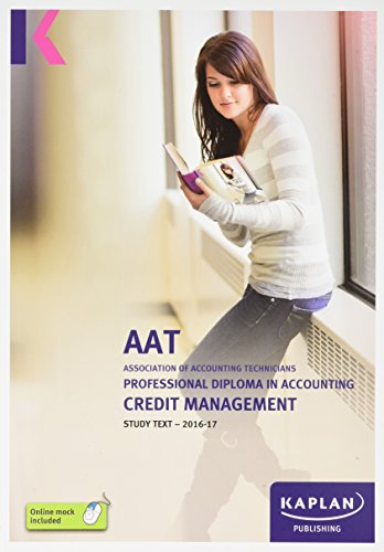 Imagen de archivo de AAT Credit Management - Study Text (Aat Study Texts Aq2016) a la venta por AwesomeBooks