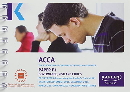 9781784157166: ACCA P1 Governance, Risk and Ethics - Pocket Notes