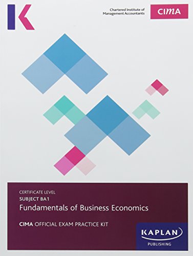 9781784157630: CIMA BA1 Fundamentals of Business Economics - Exam Practice Kit