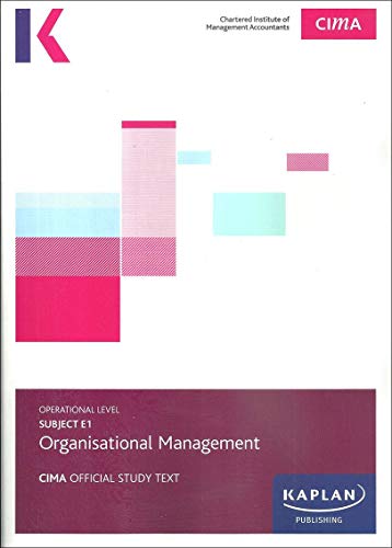 Beispielbild fr E1 OPERATIONAL MANAGEMENT - STUDY TEXT zum Verkauf von WorldofBooks