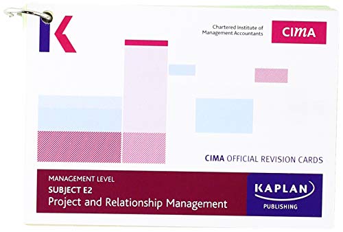 Stock image for E2 PROJECT AND RELATIONSHIP MANAGEMENT - REVISION CARDS for sale by PBShop.store US