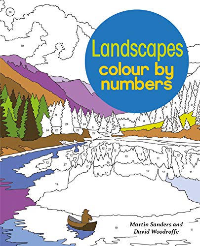 9781784287672: Colour by Numbers: Landscapes (Arcturus Colour by Numbers Collection)