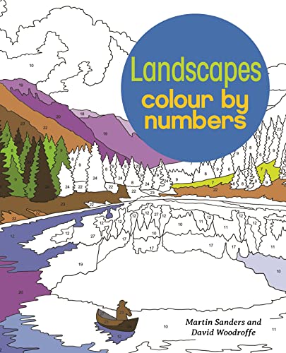 Stock image for Colour by Numbers: Landscapes for sale by AwesomeBooks