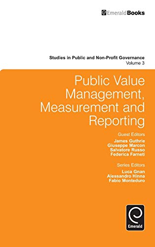 Beispielbild fr Public Value Management, Measurement and Reporting zum Verkauf von Blackwell's