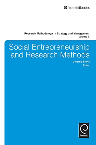 9781784411428: Social Entrepreneurship and Research Methods (9) (Research Methodology in Strategy and Management)