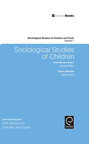 Imagen de archivo de Sociological Studies of Children: Vol 7 a la venta por Revaluation Books