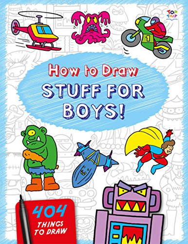 Imagen de archivo de How to Draw Stuff for Boys (404 Things to Draw) a la venta por HPB-Ruby