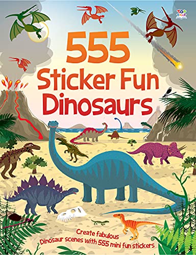 Beispielbild fr 555 Dinosaurs (555 Sticker Fun) zum Verkauf von Bahamut Media