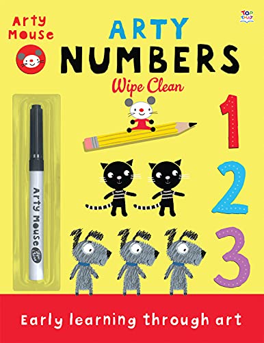 9781784453077: Arty Numbers (Arty Mouse Wipe Clean)