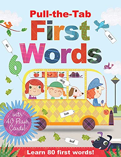 Imagen de archivo de Pull-the-Tab First Words with Flash Cards (Learning Stations) a la venta por WorldofBooks