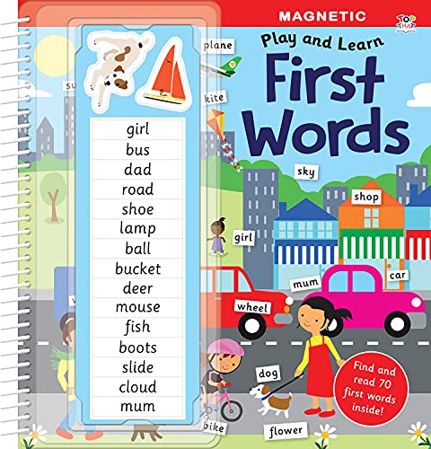 9781784456795: First Words (Wirobound Magnetic Play and Learn)