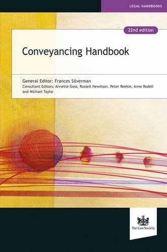 Stock image for Conveyancing Handbook for sale by AwesomeBooks