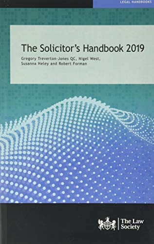 Stock image for The Solicitor's Handbook 2019 for sale by AwesomeBooks