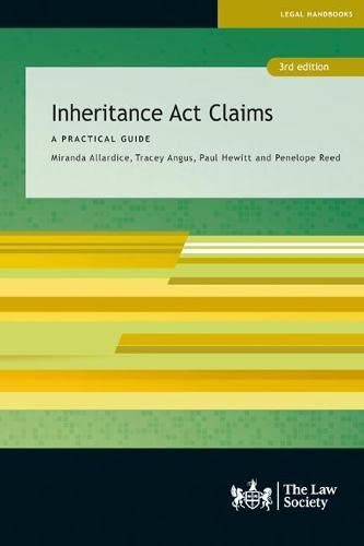 Imagen de archivo de Inheritance Act Claims a la venta por Blackwell's