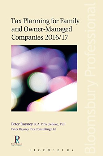 Stock image for TAX PLANNING FOR FAMILY AND OWNER-MANAGED COMPANIES 2016/17 for sale by Basi6 International