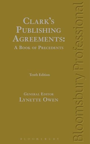 Beispielbild fr Clark's Publishing Agreements: A Book of Precedents zum Verkauf von AwesomeBooks
