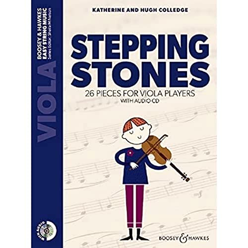 9781784543563: Stepping Stones: 26 Pieces for Viola Players Viola Part Only and Audio CD [With CD (Audio)]