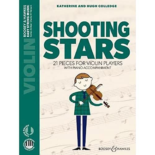 Stock image for Shooting Stars: 21 Pieces for Violin Players Violin and Piano With Online Audio for sale by Blackwell's