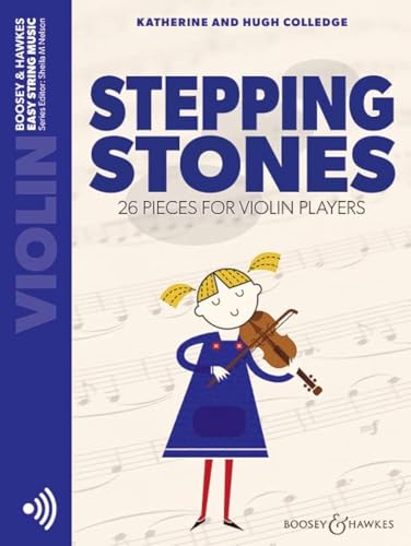 Imagen de archivo de Stepping Stones: 26 Pieces for Violin Players Violin Part Only and Online Audio Files a la venta por Blackwell's