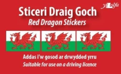 Beispielbild fr Sticeri Ddraig Goch / Red Dragon Stickers zum Verkauf von Monster Bookshop