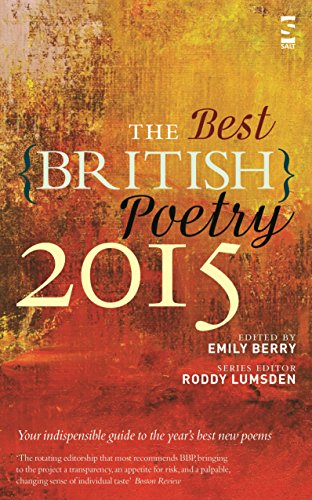 Beispielbild fr Best British Poetry 2015 zum Verkauf von WorldofBooks