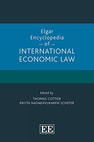 Stock image for ELGAR ENCYCLOPEDIA OF INTERNATIONAL ECONOMIC LAW (IF2532118/21.11.2017) for sale by Basi6 International