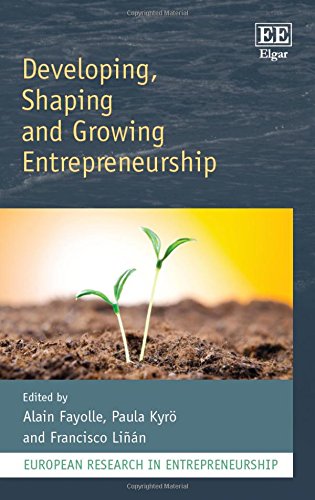 Beispielbild fr Developing, Shaping and Growing Entrepreneurship (European Research in Entrepreneurship series) zum Verkauf von Books From California