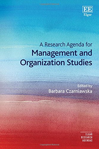 Imagen de archivo de A Research Agenda for Management and Organization Studies (Elgar Research Agendas) a la venta por medimops