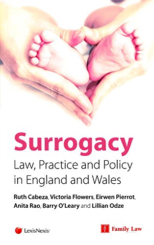 Stock image for Surrogacy:: Law and Practice for sale by Phatpocket Limited