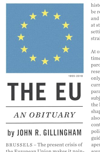 9781784784249: The EU: An Obituary