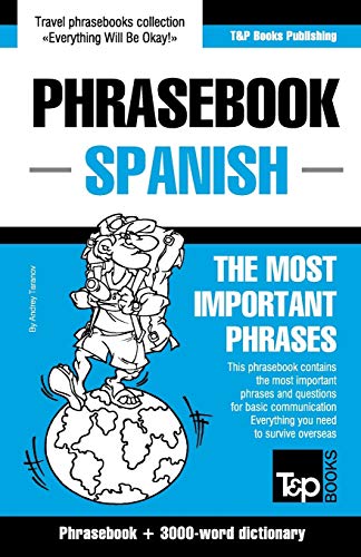 Beispielbild fr English-Spanish phrasebook and 3000-word topical vocabulary zum Verkauf von Chiron Media