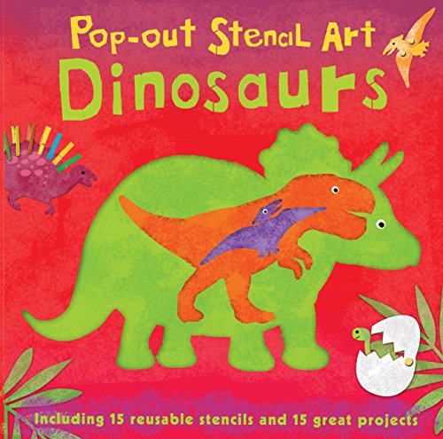 Beispielbild fr Pop-out Stencil Art: Dinosaurs zum Verkauf von WorldofBooks