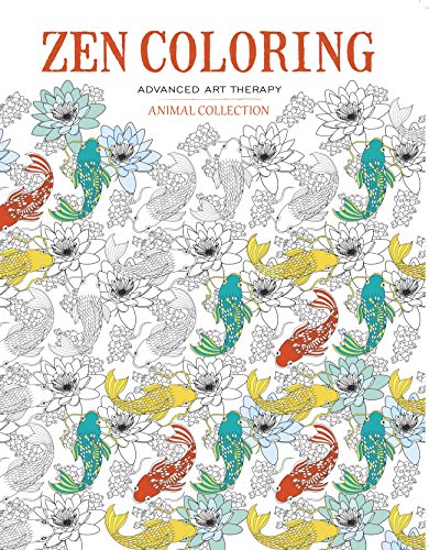 Beispielbild fr Zen Coloring - Animal Collection (Zen Coloring Advanced Art Therapy) zum Verkauf von Austin Goodwill 1101