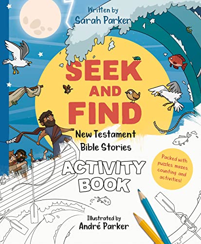 9781784987541: Seek and Find: New Testament Activity Book: Learn All About Jesus! (Christian Coloring and activity book to gift kids ages 4-8)