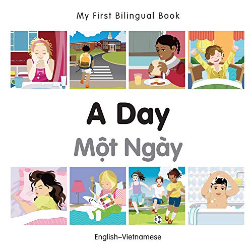 9781785080517: My First Bilingual Book - A Day (English-Vietnamese)
