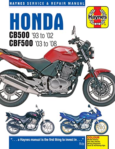 Stock image for Honda CB500 Service and Repair Manual for sale by Blackwell's